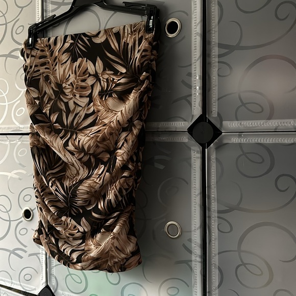 Windsor Tropical Mesh Mini Skirt - Picture 2 of 4